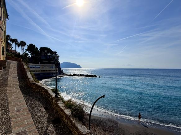 BOGLIASCO RISTRUTTURATI 87MQ FRONTE MARE CON GIARDINO